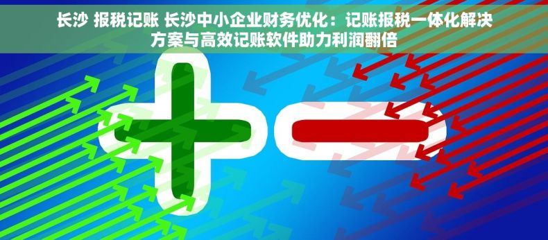 长沙 报税记账 长沙中小企业财务优化：记账报税一体化解决方案与高效记账软件助力利润翻倍