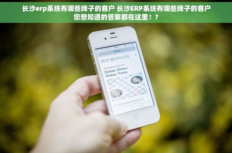 长沙erp系统有哪些牌子的客户 长沙ERP系统有哪些牌子的客户您想知道的答案都在这里！?