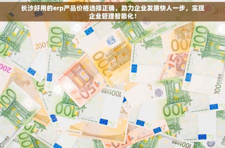 长沙好用的erp产品价格选择正确，助力企业发展快人一步，实现企业管理智能化！