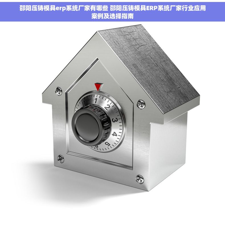 邵阳压铸模具erp系统厂家有哪些 邵阳压铸模具ERP系统厂家行业应用案例及选择指南