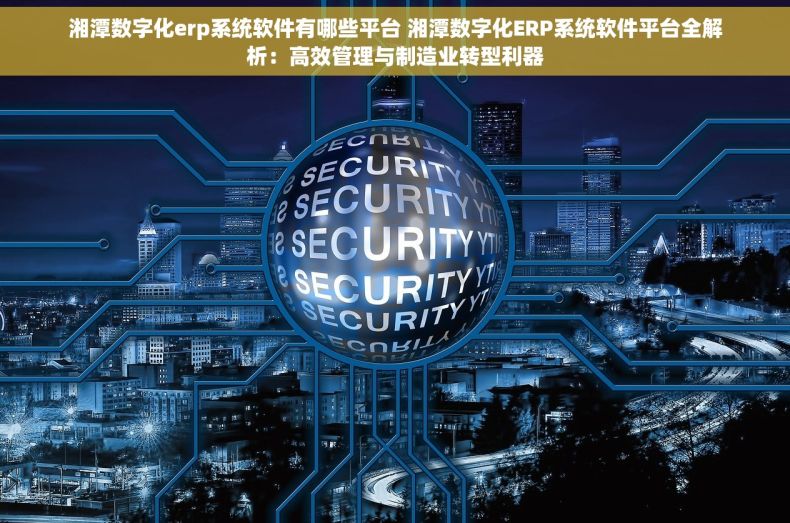 湘潭数字化erp系统软件有哪些平台 湘潭数字化ERP系统软件平台全解析：高效管理与制造业转型利器