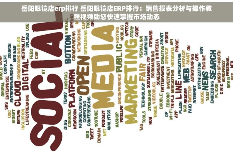 岳阳眼镜店erp排行 岳阳眼镜店ERP排行：销售报表分析与操作教程视频助您快速掌握市场动态