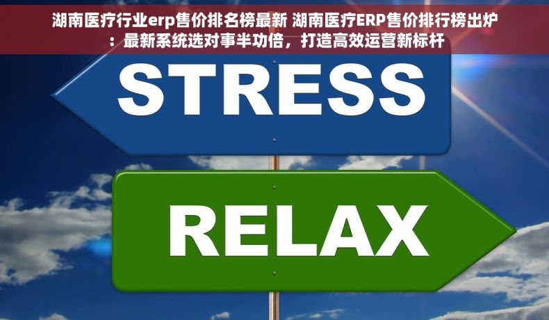 湖南医疗行业erp售价排名榜最新 湖南医疗ERP售价排行榜出炉：最新系统选对事半功倍，打造高效运营新标杆