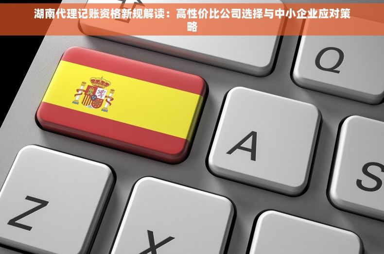 湖南代理记账资格新规解读：高性价比公司选择与中小企业应对策略