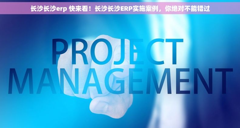 长沙长沙erp 快来看！长沙长沙ERP实施案例，你绝对不能错过