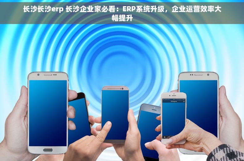 长沙长沙erp 长沙企业家必看：ERP系统升级，企业运营效率大幅提升