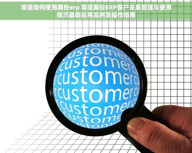 常德如何使用商砼erp 常德商砼ERP客户关系管理与使用技巧最新应用实例及操作指南