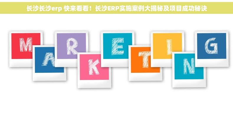 长沙长沙erp 快来看看！长沙ERP实施案例大揭秘及项目成功秘诀