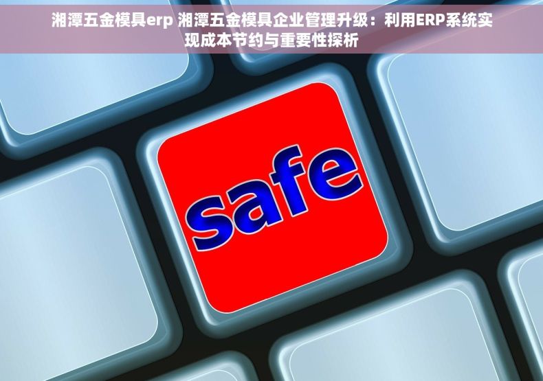 湘潭五金模具erp 湘潭五金模具企业管理升级：利用ERP系统实现成本节约与重要性探析