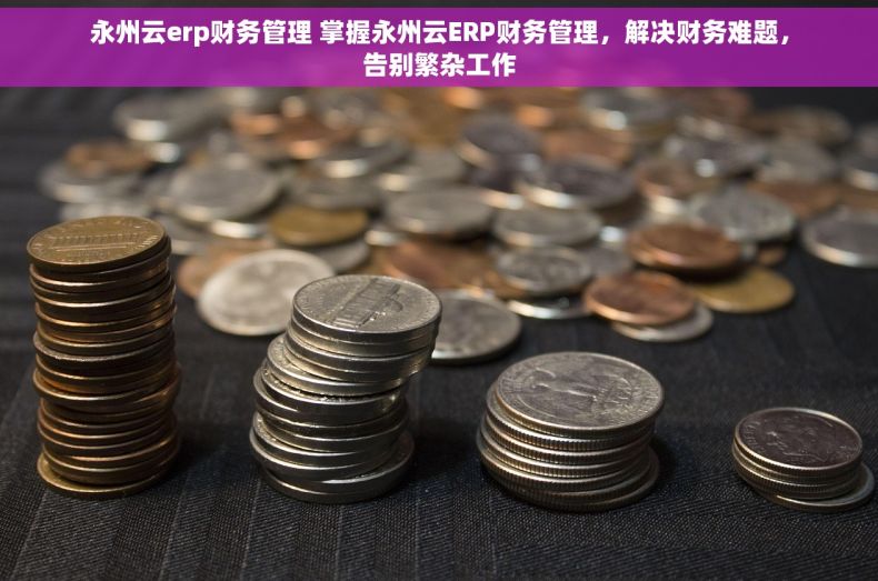 永州云erp财务管理 掌握永州云ERP财务管理，解决财务难题，告别繁杂工作
