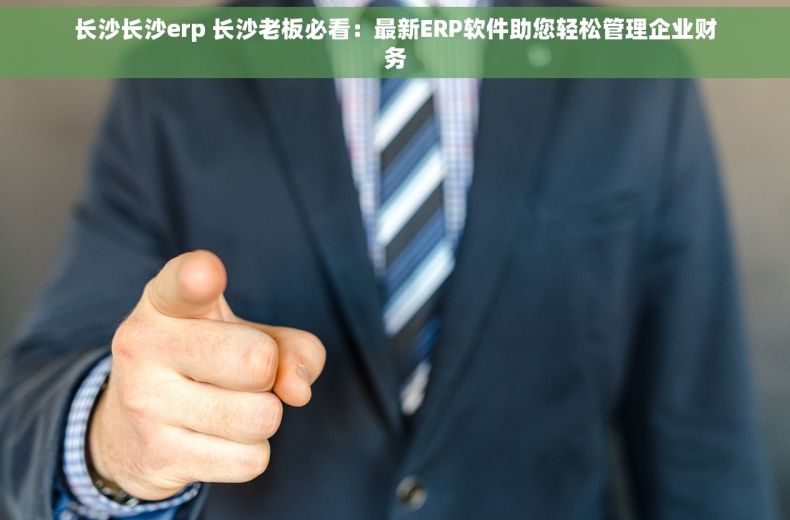 长沙长沙erp 长沙老板必看：最新ERP软件助您轻松管理企业财务