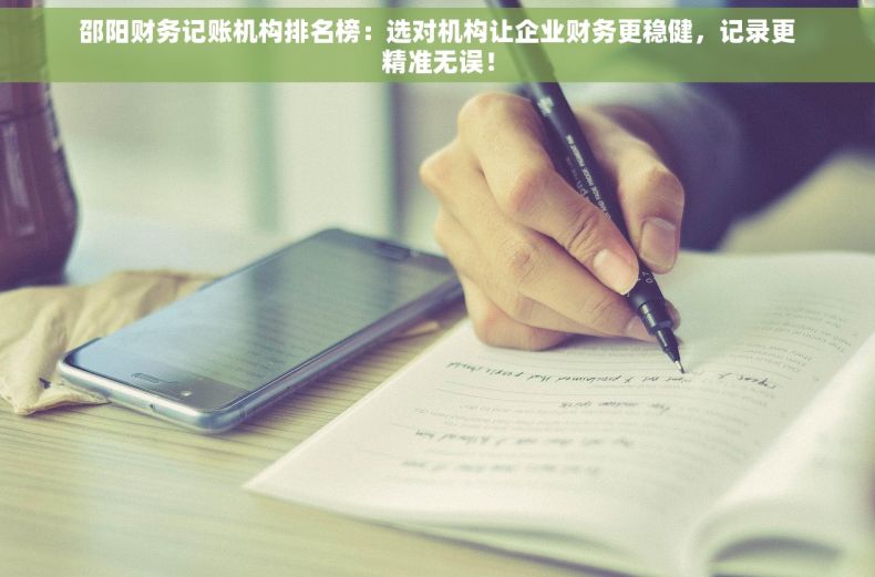 邵阳财务记账机构排名榜：选对机构让企业财务更稳健，记录更精准无误！