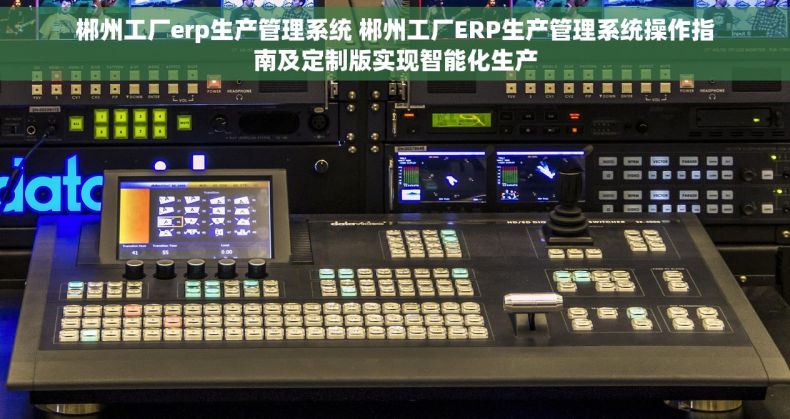 郴州工厂erp生产管理系统 郴州工厂ERP生产管理系统操作指南及定制版实现智能化生产