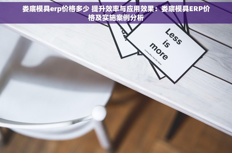 娄底模具erp价格多少 提升效率与应用效果：娄底模具ERP价格及实施案例分析
