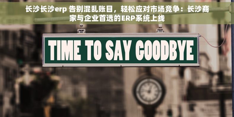 长沙长沙erp 告别混乱账目，轻松应对市场竞争：长沙商家与企业首选的ERP系统上线