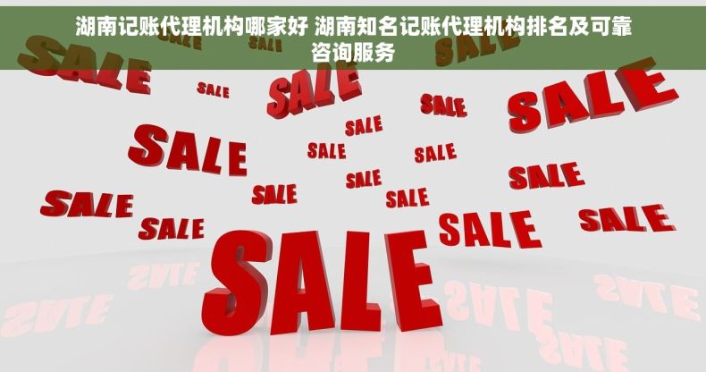 湖南记账代理机构哪家好 湖南知名记账代理机构排名及可靠咨询服务