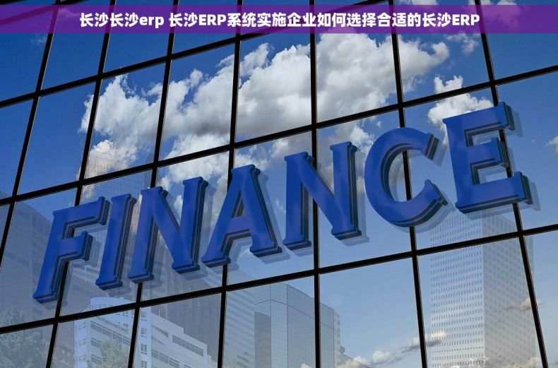 长沙长沙erp 长沙ERP系统实施企业如何选择合适的长沙ERP