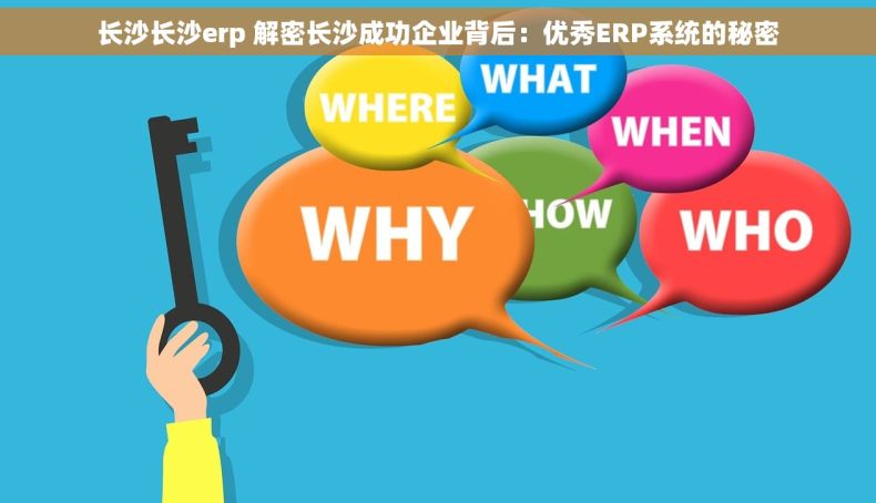 长沙长沙erp 解密长沙成功企业背后：优秀ERP系统的秘密