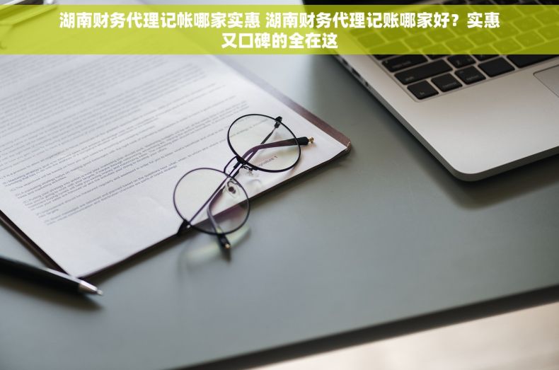湖南财务代理记帐哪家实惠 湖南财务代理记账哪家好？实惠又口碑的全在这