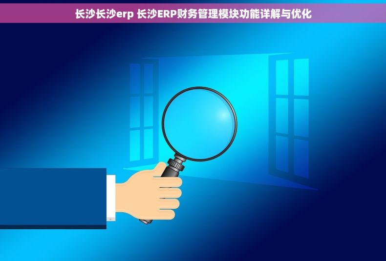长沙长沙erp 长沙ERP财务管理模块功能详解与优化