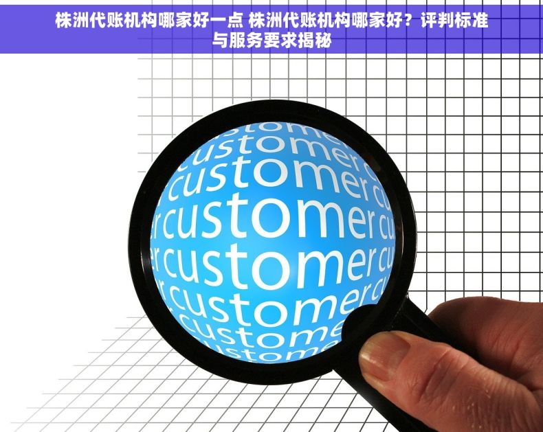 株洲代账机构哪家好一点 株洲代账机构哪家好？评判标准与服务要求揭秘