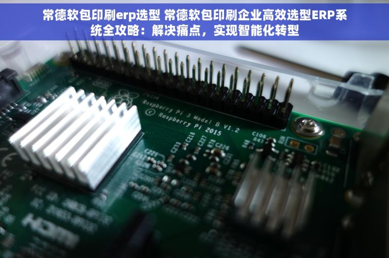 常德软包印刷erp选型 常德软包印刷企业高效选型ERP系统全攻略：解决痛点，实现智能化转型