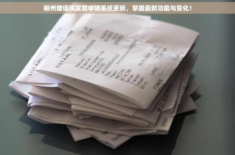 郴州增值税发票申领系统更新，掌握最新功能与变化！