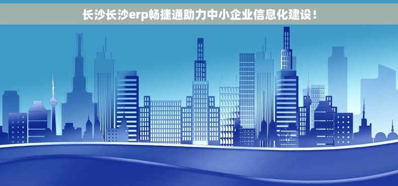 长沙长沙erp畅捷通助力中小企业信息化建设！