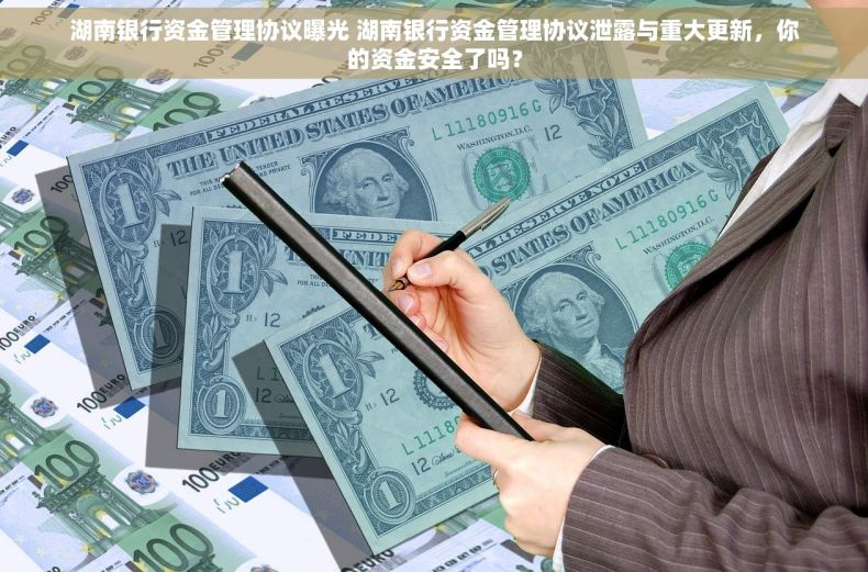 湖南银行资金管理协议曝光 湖南银行资金管理协议泄露与重大更新，你的资金安全了吗？