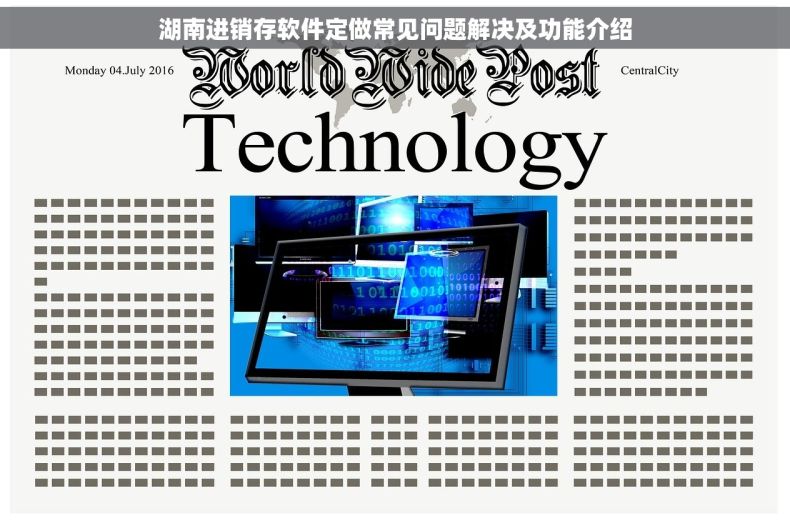 湖南进销存软件定做常见问题解决及功能介绍