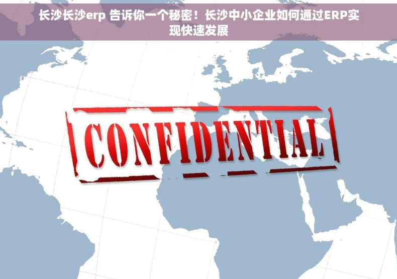 长沙长沙erp 告诉你一个秘密！长沙中小企业如何通过ERP实现快速发展