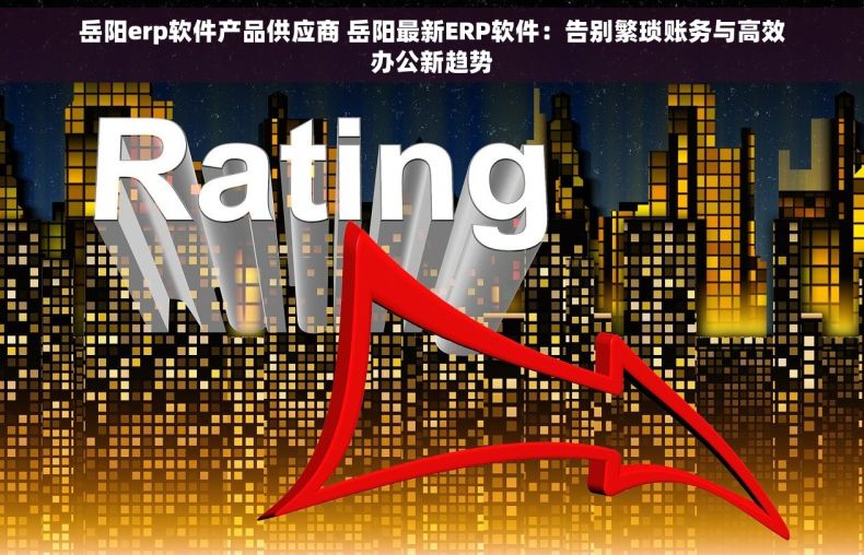 岳阳erp软件产品供应商 岳阳最新ERP软件：告别繁琐账务与高效办公新趋势
