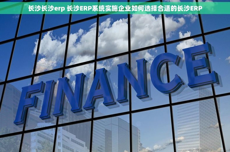 长沙长沙erp 长沙ERP系统实施企业如何选择合适的长沙ERP