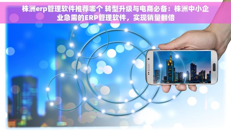 株洲erp管理软件推荐哪个 转型升级与电商必备：株洲中小企业急需的ERP管理软件，实现销量翻倍