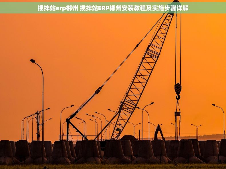 搅拌站erp郴州 搅拌站ERP郴州安装教程及实施步骤详解