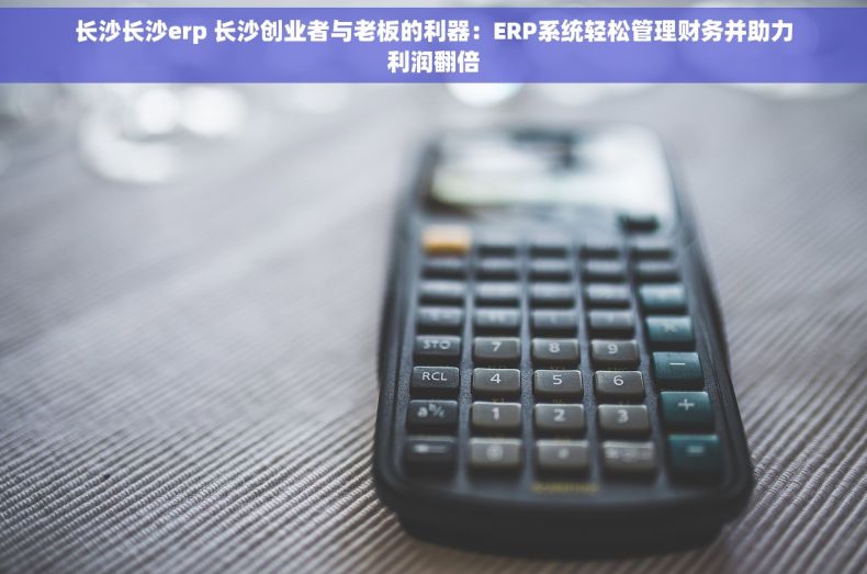 长沙长沙erp 长沙创业者与老板的利器：ERP系统轻松管理财务并助力利润翻倍
