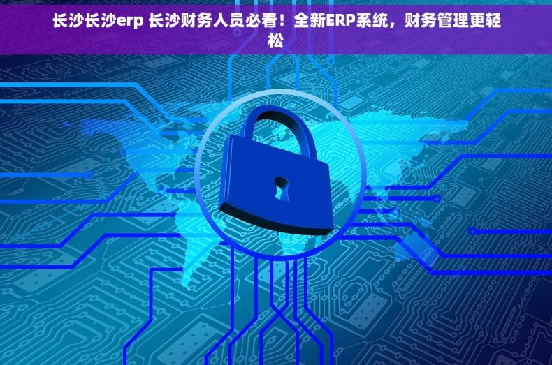 长沙长沙erp 长沙财务人员必看！全新ERP系统，财务管理更轻松
