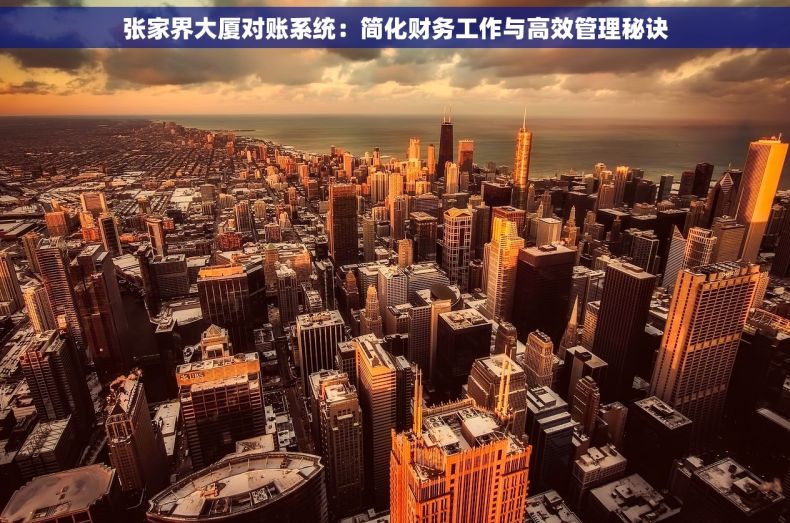 张家界大厦对账系统：简化财务工作与高效管理秘诀