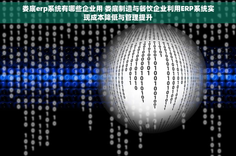 娄底erp系统有哪些企业用 娄底制造与餐饮企业利用ERP系统实现成本降低与管理提升