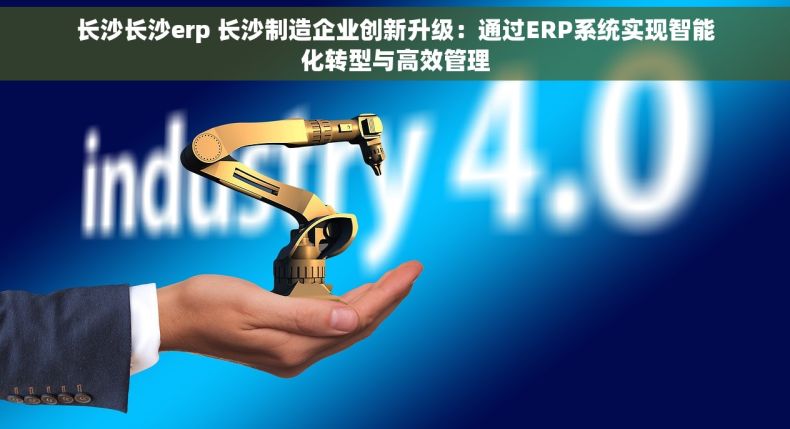 长沙长沙erp 长沙制造企业创新升级：通过ERP系统实现智能化转型与高效管理