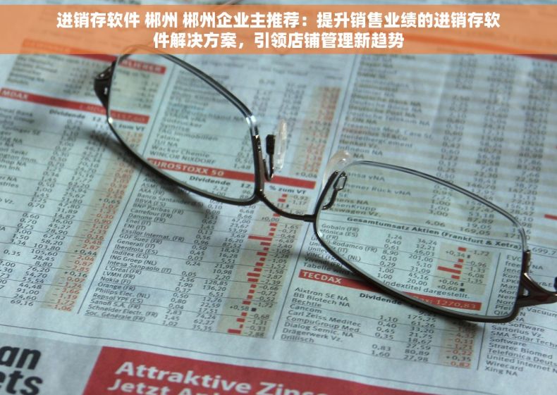 进销存软件 郴州 郴州企业主推荐：提升销售业绩的进销存软件解决方案，引领店铺管理新趋势