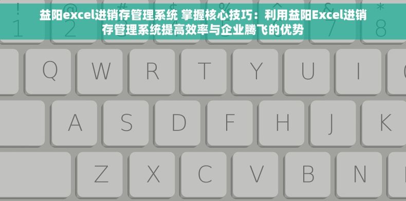益阳excel进销存管理系统 掌握核心技巧：利用益阳Excel进销存管理系统提高效率与企业腾飞的优势