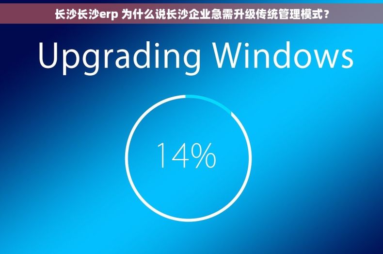 长沙长沙erp 为什么说长沙企业急需升级传统管理模式？
