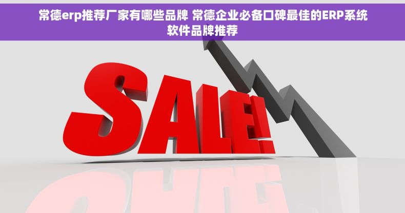 常德erp推荐厂家有哪些品牌 常德企业必备口碑最佳的ERP系统软件品牌推荐