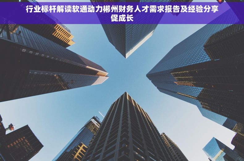 行业标杆解读软通动力郴州财务人才需求报告及经验分享促成长