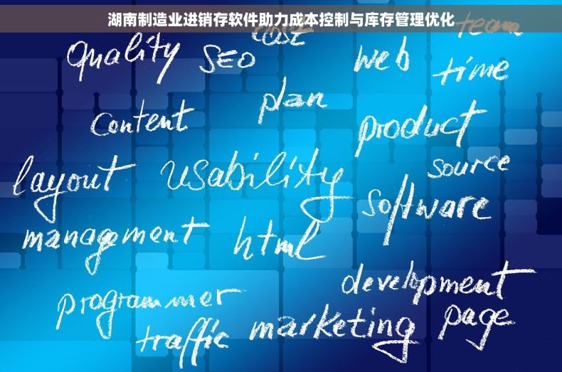 湖南制造业进销存软件助力成本控制与库存管理优化