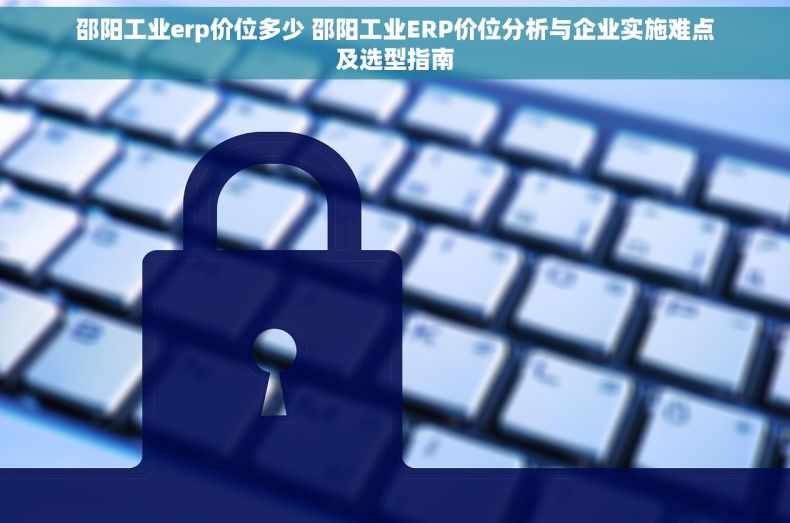 邵阳工业erp价位多少 邵阳工业ERP价位分析与企业实施难点及选型指南