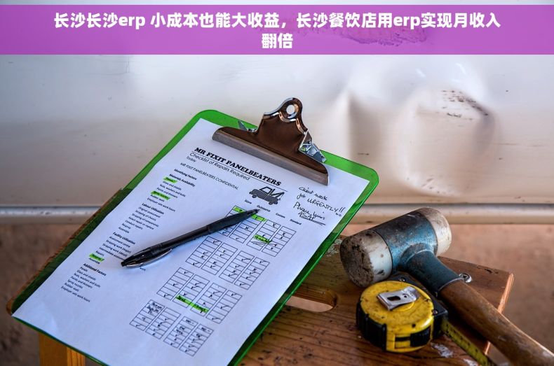 长沙长沙erp 小成本也能大收益，长沙餐饮店用erp实现月收入翻倍