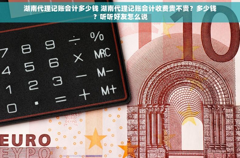 湖南代理记账会计多少钱 湖南代理记账会计收费贵不贵？多少钱？听听好友怎么说