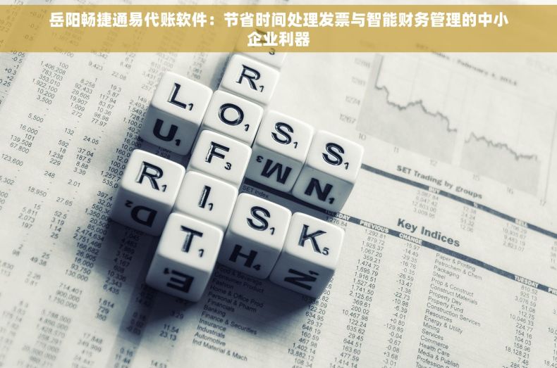 岳阳畅捷通易代账软件：节省时间处理发票与智能财务管理的中小企业利器
